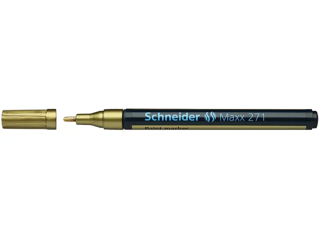 Lakmarker Schneider Maxx 271 1-2mm Goud
