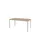 Domino Basic Tafel Vaste Hoogte 160x80 honey castello alu 4-poots
