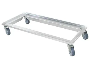 Aluminium Onderwagen Euronormbakken 250kg Laadvlak Lxb 1000x500mm - 1