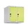 opzetkast,v. locker,2vak.,vak B 250mm,HxBxD 500x500x500mm,vleugeldeur