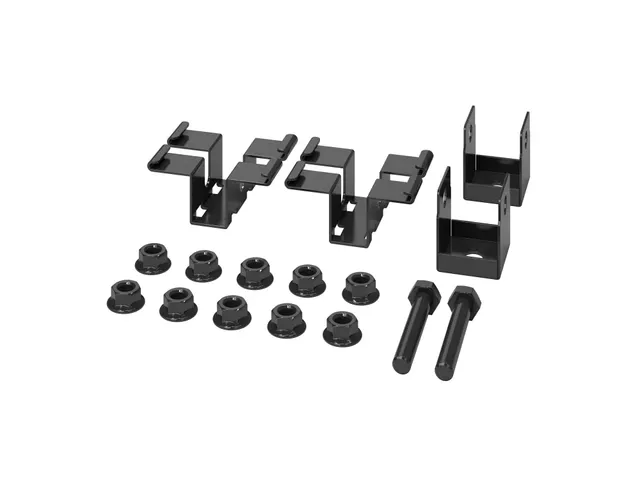 APC Netshelter GANGINSLUITING, STANGMONTAGEBEUGELS, SET VAN 2, ZWART