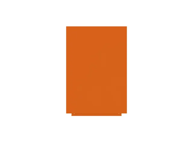 Tableau blanc Rocada Skincolour 75x115cm orange laqué