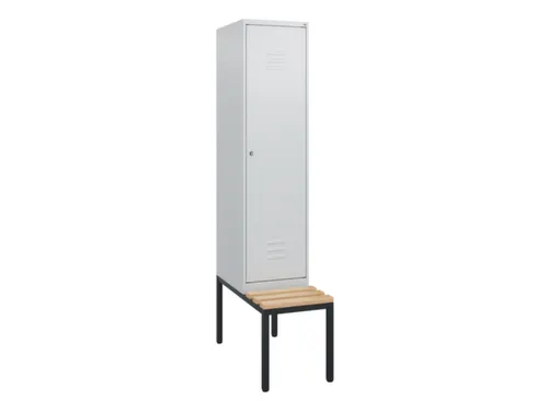 locker met bank,HxBxD 1950x400x815mm,1vak,vak B 400mm,cil.-slot