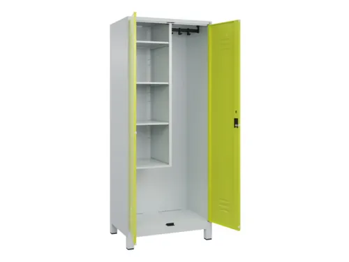 schoonmaakkast,HxBxD 1950x800x500mm,links 4vakken