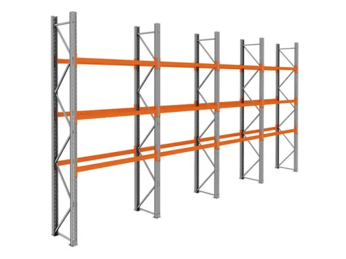 palletstelling,basis+3xaanbouw,HxBxD 3990x7800x750mm,vakl. 3000kg