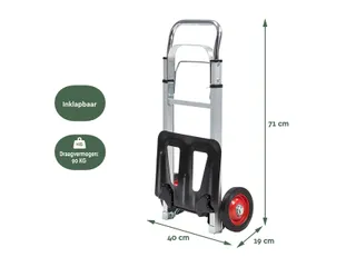 Steekwagen BRASQ stalen plateau 90 kg - 5