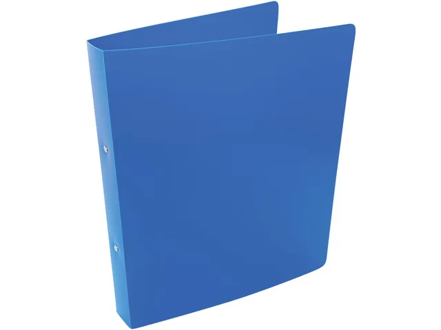 ringmap, voor ft A4, uit PP, 2 ringen van 25mm, blauw