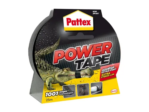 Plakband Pattex Power Tape 50mmx25m zwart