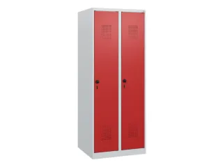 schoollocker,HxBxD 1530x600x500mm,2vak,vak B 300mm,draaigrendel - 2