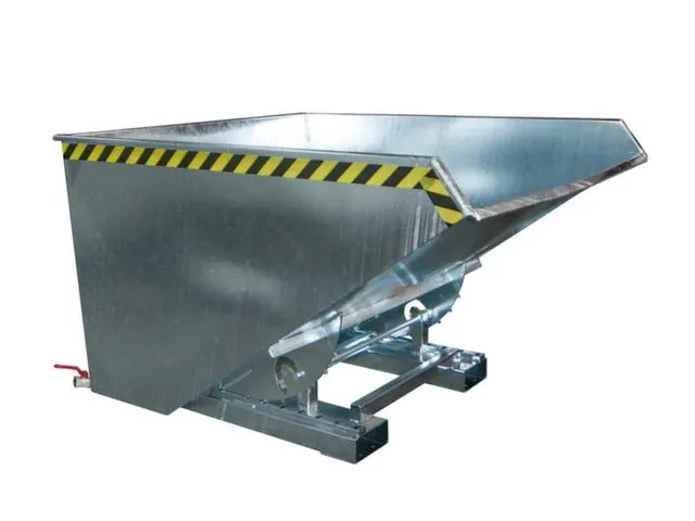 bennes basculantes pour copeaux HxLxl 1095x1720x1570mm 1 7m³