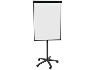 Flipchart Magnetisch Met 5 Wielen 100x70cm Zwart - 13