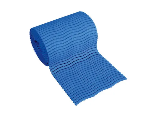 vloermat voor vochtige ruimte,v. effen oppervlakken,B 600mm,PE,blauw
