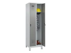 locker,HxBxD 1950x600x500mm,2vak,vak B 300mm,draaigrendel,voeten