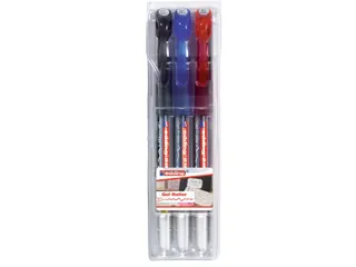 Gelschrijver edding 2185 0.7mm assorti etui à 3 kleuren (001-003) - 1