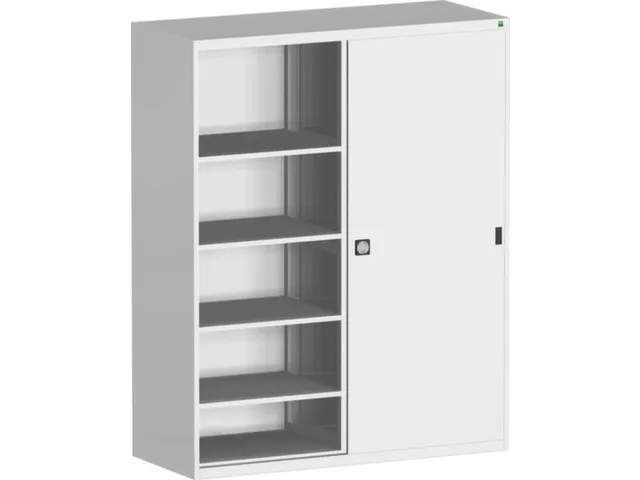 schuifdeurkast 2000x1600x650mm Stalen scheidingswand Ral7035