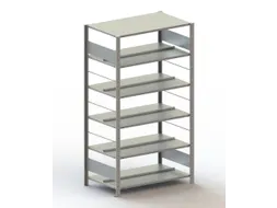 Inhaakstelling Basisveld Verzinkt 1850x1056x636mm 6legborden 80kg