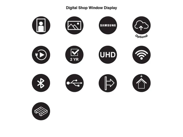 Digitale Etalage Display met 50 inch Samsung QRM Scherm