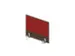 panneau de rehausse,p. table de bureau,NV brun caryer,BN4011-rouge
