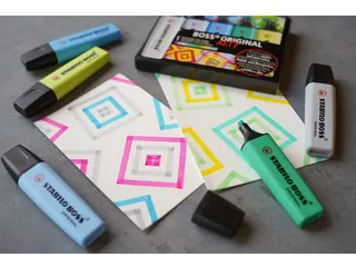 Markeerstift STABILO BOSS Original 70/10 assorti 4 kleuren 10 Stuks - 15