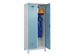 locker,HxBxD 1950x800x500mm,2vak,vak B 400mm,cil.-slot,voeten