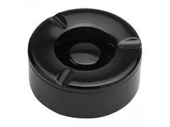 Terras asbak melamine Ø10cm zwart