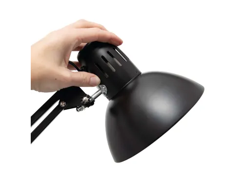 Bureaulamp MAUL Study tafelklem excl.LED lamp E27 zwart