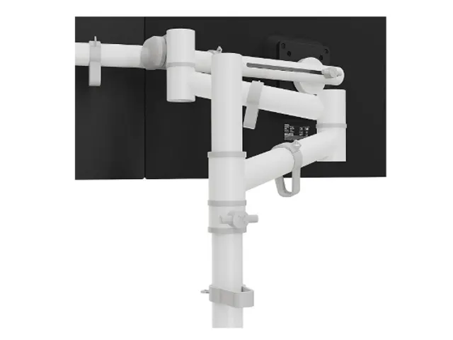 Monitorarm Viewgo Voor 2 Schermen 360° draaibaar Wit