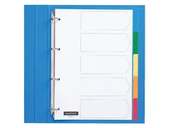 Tabbladen Quantore A4 4-Gaats 5-Delig Assorti Tabs Pp