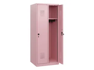 schoollocker,HxBxD 1530x600x500mm,2vak,vak B 300mm,draaigrendel - 1
