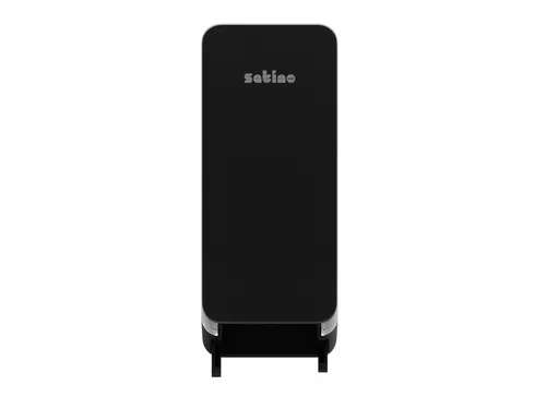 Toiletpapierdispenser Satino JT3 Hyginity systeemrol duo zwart 333423