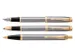 Balpen Parker IM Brushed Metal GT Medium Blauwe inkt
