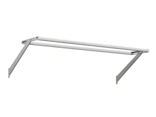 draagarm v. lamp,v. montagetafel,ESD,B 1500mm,staal,lichtgrijs - 2