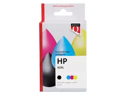 Inktcartridge Quantore alternatief tbv HP N9J71AE 62XL zwart + kleur