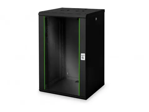 Digitus Unique 20U netwerkkast voor wandmontage 100x60x60cm Zwart