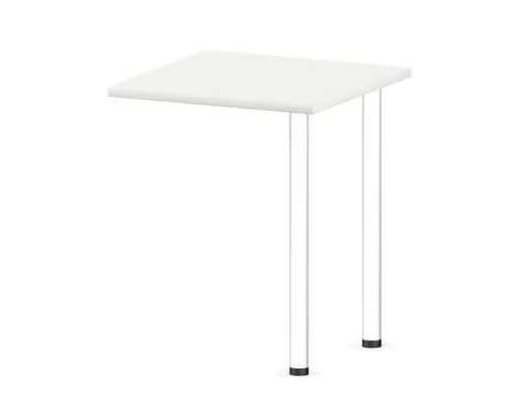 aanbouwtafel,i.h.v.,HxBxD 720-840x600x600mm,Bl-wit