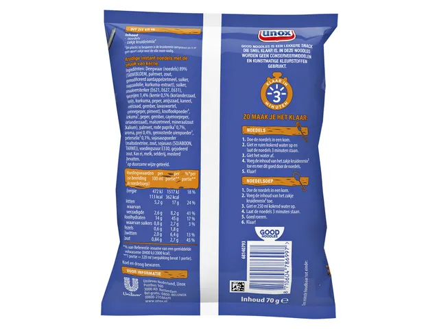 Unox Good Noodles Kerrie 11 Zakjes