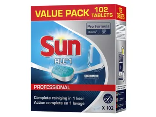Vaatwastabletten Sun Pro Formula All-in-one 102 stuks - 1