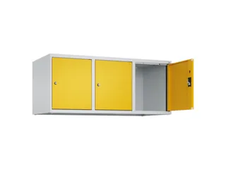 opzetkast,v. locker,3vak.,vak B 400mm,HxBxD 500x1200x500mm - 1