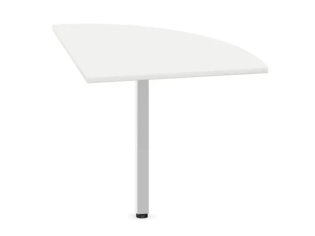 angle de liaison,90 °,HxlxP 720-840x800x800mm,rond,Bl-blanc