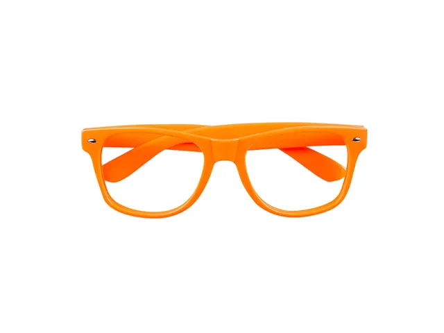 Lunettes festives orange