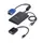 Draagbare Laptop Crash Cart Adapter, USB/VGA/Mini DisplayPort KVM Cons