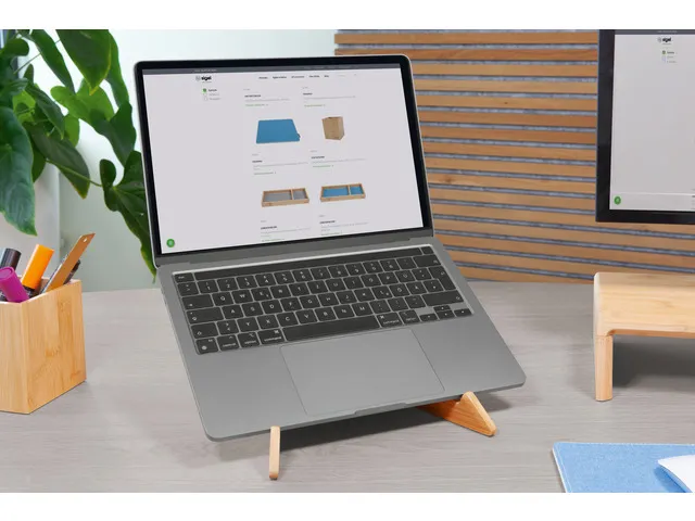 Laptopstandaard Sigel Eye Style beige 600x145x8mm