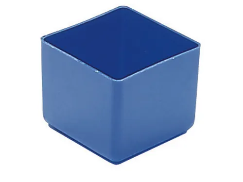 Inzetbak HxLxB 40x49x49mm Polystyreen Blauw 50 stuks