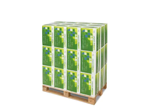 Handdoek Satino Comfort PT2 z-vouw 2-laags wit 277330 Pallet