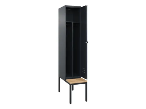 locker voor scheiding van kleding,HxBxD 2120x400x815mm,1vak