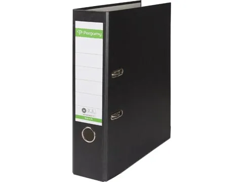 Ordner A4 Zwart 80mm Recycolor papier