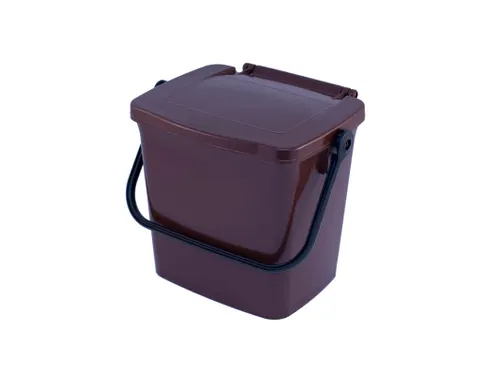 Afvalemmer Minimax Rechthoekig 5 Liter Bruin