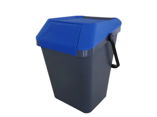 Easymax Afvalbak 45 Liter Grijs Blauw