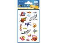 papieretiket Z-design Kids pakje a 2 vel zeedieren