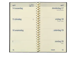 Agendavulling 2027 Brepols Optivision Pocket 7dagen/2pagina's - 1